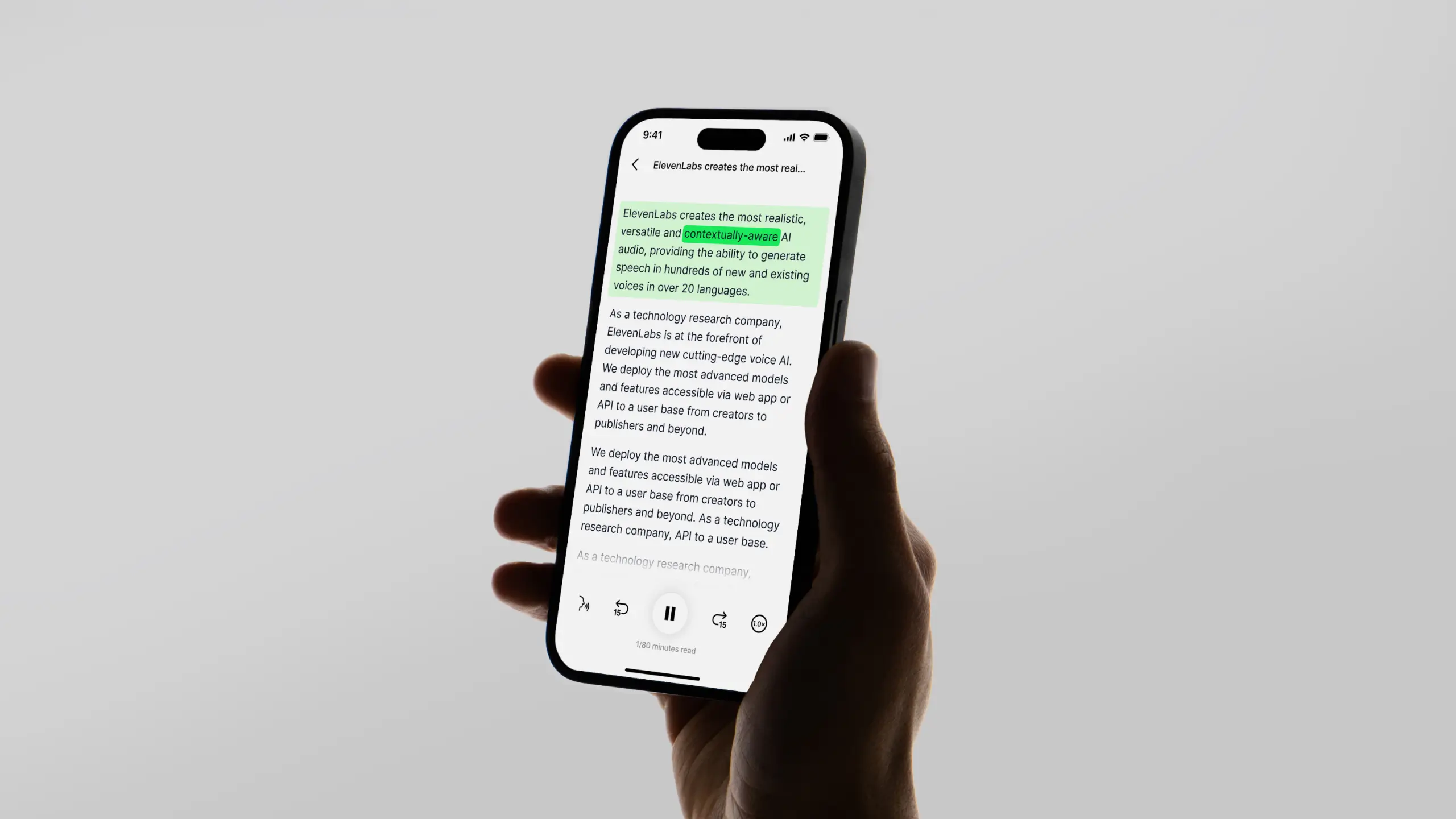 ElevenLabs brei die leser-toepassing wêreldwyd uit met ondersteuning vir 32 tale